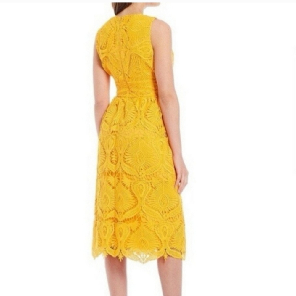 Gianni Bini Yellow Lace Dress